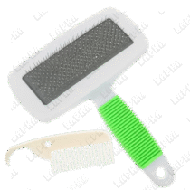 Пуходерка 10-103, 11,5*6 см, ручка 9,5 см