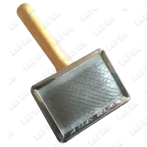 Пуходерка 4-11, 6*4,5 см, ручка 7 см