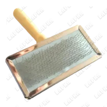 Пуходерка 4-12, 8,5*4,5 см, ручка 7,5 см