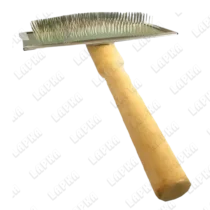 Пуходерка 4-14, 12*7,5 см, ручка 12 см