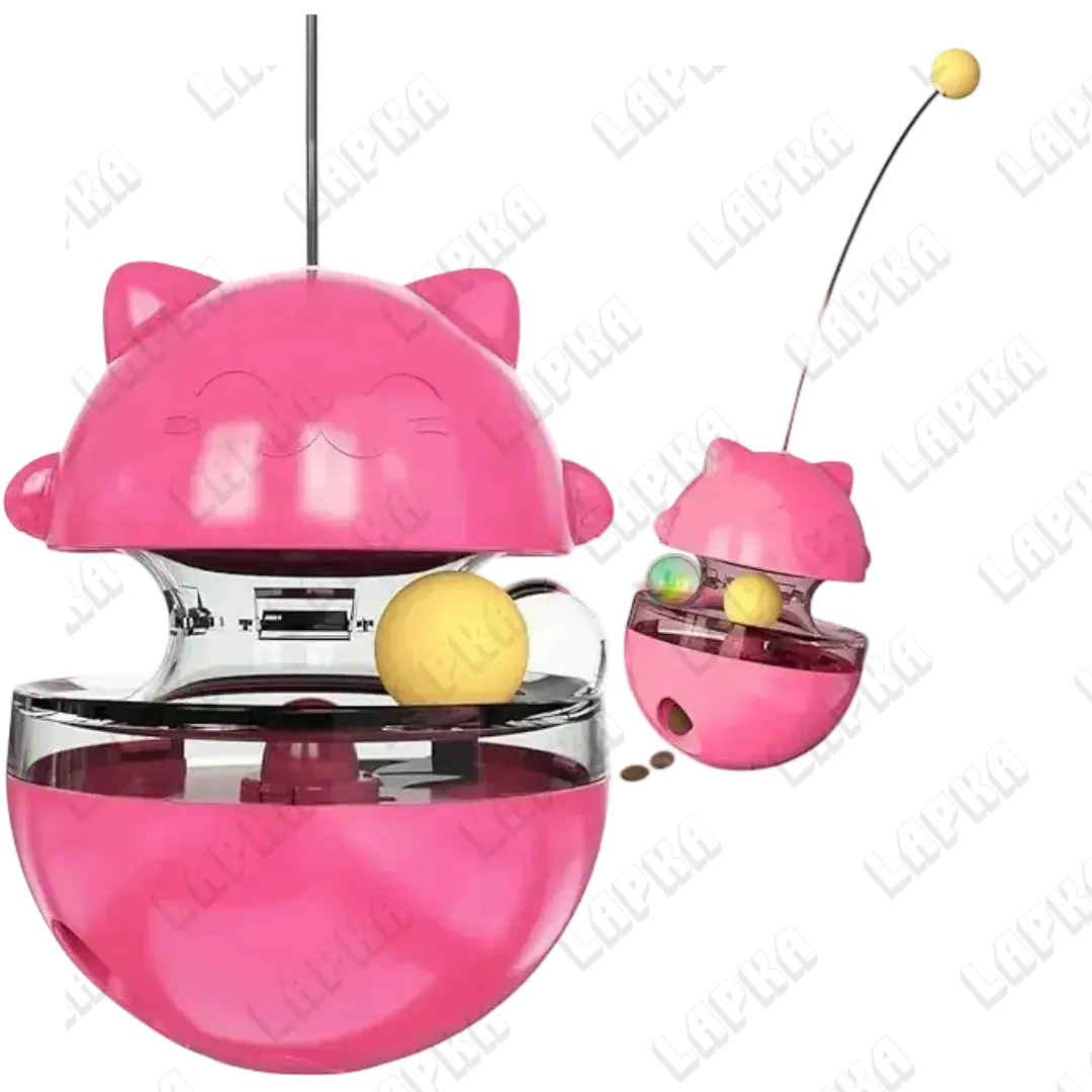 Архив/Игрушка-диспенсер для кошек Неваляшка 148-3, Д-10 см (УЦЕНКА) 2 Архив/Игрушка-диспенсер для кошек Неваляшка 148-3, Д-10 см (УЦЕНКА) - Зображення 2