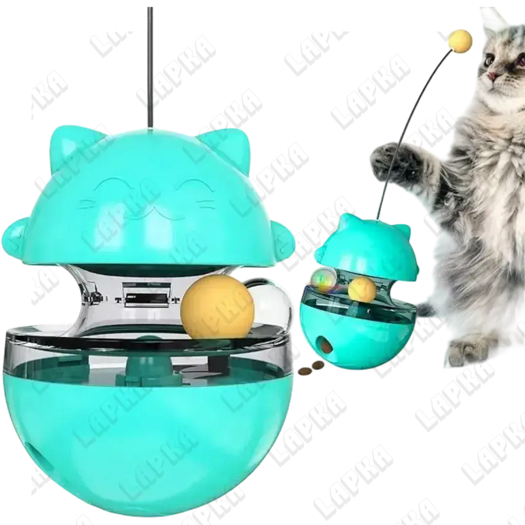 Архив/Игрушка-диспенсер для кошек Неваляшка 148-3, Д-10 см (УЦЕНКА) 3 Архив/Игрушка-диспенсер для кошек Неваляшка 148-3, Д-10 см (УЦЕНКА) - Зображення 3