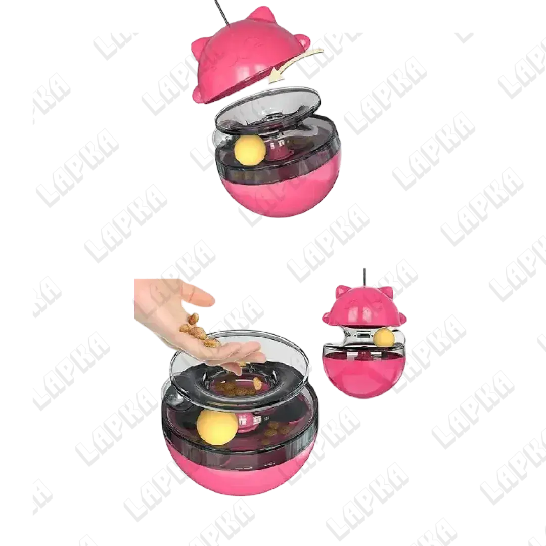 Архив/Игрушка-диспенсер для кошек Неваляшка 148-3, Д-10 см (УЦЕНКА) 4 Архив/Игрушка-диспенсер для кошек Неваляшка 148-3, Д-10 см (УЦЕНКА) - Зображення 4