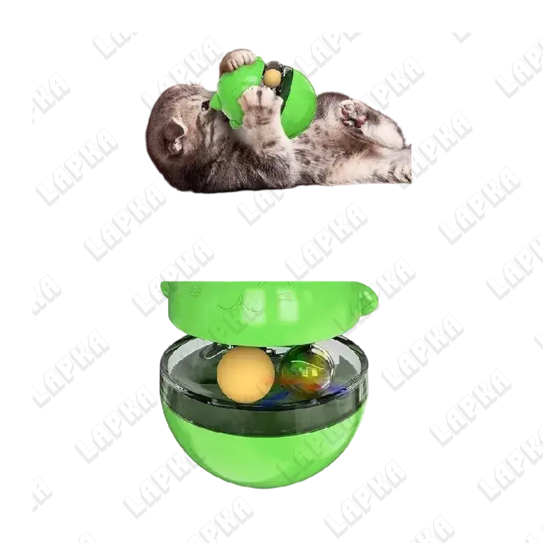 Архив/Игрушка-диспенсер для кошек Неваляшка 148-3, Д-10 см (УЦЕНКА) 5 Архив/Игрушка-диспенсер для кошек Неваляшка 148-3, Д-10 см (УЦЕНКА) - Зображення 5