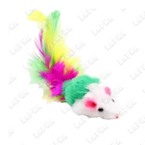 Игрушка 182-21 мышка хвостик-перышко