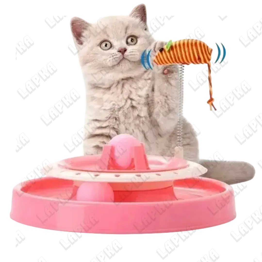 Архив/Игрушка-дразнилка для котов 6-28 круглая, 25*20 см (УЦЕНКА) 2 Архив/Игрушка-дразнилка для котов 6-28 круглая, 25*20 см (УЦЕНКА) - Зображення 2