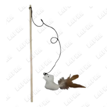 Игрушка 231-6 деревянная удочка с птичкой
