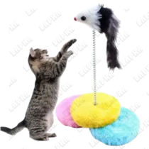 Игрушка 3-1 мышка на пружинке